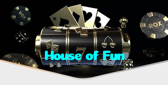 House of Fun casino presented on mobile device in Pakistan with slots and live games